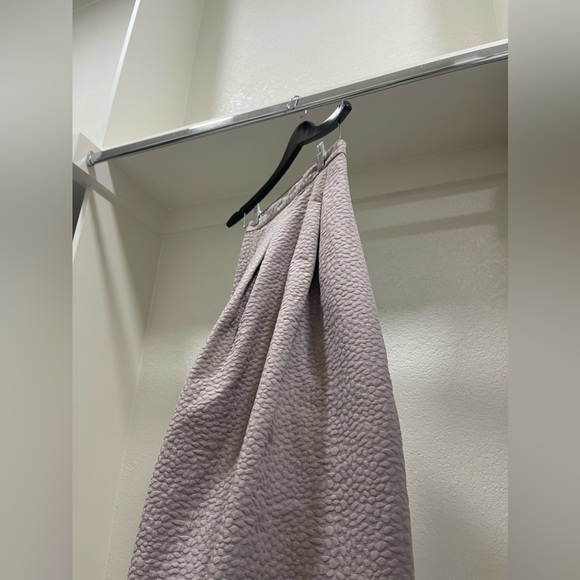 Pleated midi dusty pink skirt - Picture 6 of 15